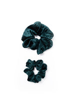Load image into Gallery viewer, Emerald Velvet Dreamy Scrunchie By Tr Scrunchies