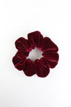 Load image into Gallery viewer, Crimson Holiday Dreamy Scrunchie 1