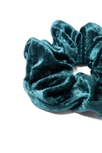 Load image into Gallery viewer, Emerald Velvet Dreamy Scrunchie By Tr Scrunchies