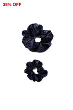 Load image into Gallery viewer, Midnight Blue Velvet Dreamy Scrunchie By Tr Scrunchies
