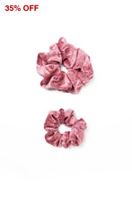 Load image into Gallery viewer, Rosé Velvet Dreamy Scrunchie By Tr Scrunchies