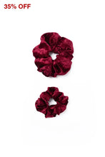 Load image into Gallery viewer, Ruby Velvet Dreamy Scrunchie By Tr Scrunchies