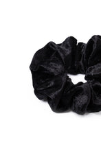 Load image into Gallery viewer, Black Velvet Dreamy Scrunchie By Tr Scrunchies
