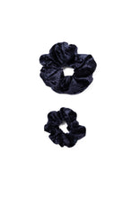 Load image into Gallery viewer, Midnight Blue Velvet Dreamy Scrunchie By Tr Scrunchies
