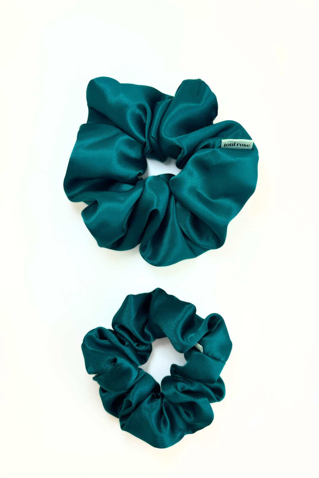 Deep Teal Dreamy Scrunchie By Tr Scrunchies