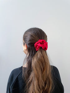 Cherry Red Dreamy Scrunchie by TR