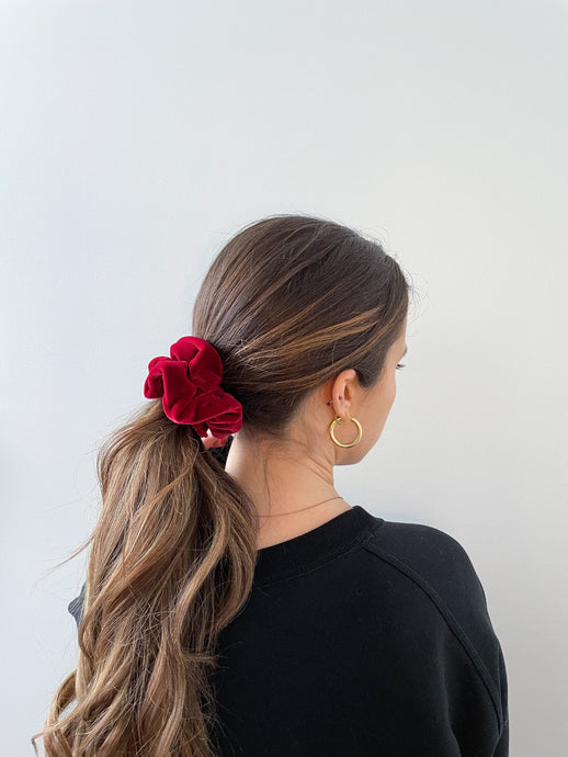 Crimson Holiday Dreamy Scrunchie