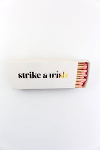 Strike A Wish Drawer Matchbox (Pink Matches) Matches
