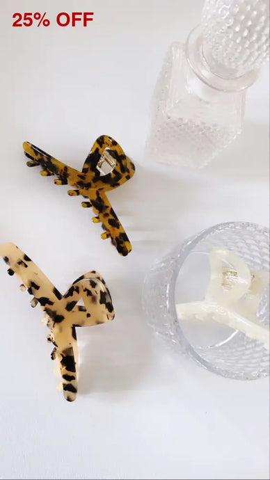 Dreamy Twist Claw Clip Dark Tortoise Clawclips