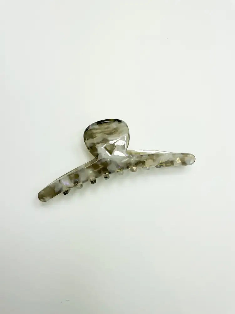 Large Dreamy Twist Claw Clip Mystic Grey Clawclips