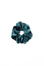 Load image into Gallery viewer, Emerald Velvet Dreamy Scrunchie By Tr Scrunchies
