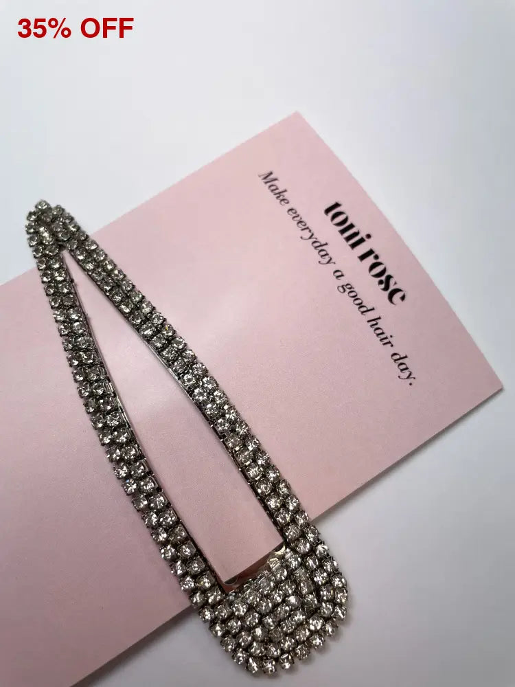 Large Rhinestone Barrette