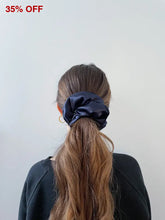 Load image into Gallery viewer, Midnight Blue Dreamy Scrunchie By Tr Scrunchies

