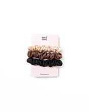 Charger l'image dans la galerie, Mini Silk Scrunchie Trio By Tr ($30 Value) Neutral Scrunchies
