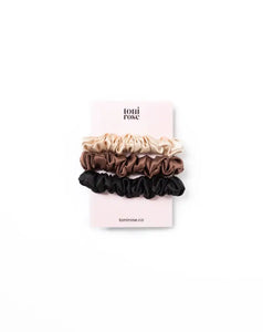 Mini Silk Scrunchie Trio By Tr ($30 Value) Neutral Scrunchies