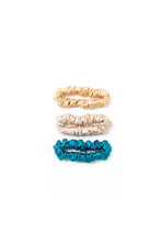 Load image into Gallery viewer, Mini Silk Scrunchie Trio By Tr ($30 Value) Scrunchies
