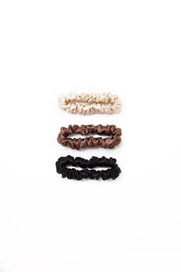 Mini Silk Scrunchie Trio By Tr ($30 Value) Scrunchies