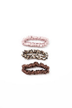 Load image into Gallery viewer, Mini Silk Scrunchie Trio By Tr ($30 Value) Scrunchies
