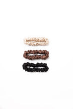 Load image into Gallery viewer, Mini Silk Scrunchie Trio By Tr ($30 Value) Scrunchies
