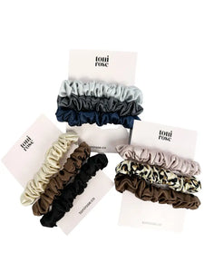 Mini Silk Scrunchie Trio By Tr ($30 Value) Scrunchies
