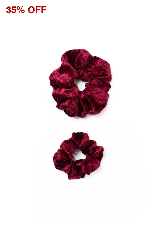 Ruby Velvet Dreamy Scrunchie By Tr Scrunchies