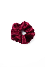 Load image into Gallery viewer, Ruby Velvet Dreamy Scrunchie By Tr Scrunchies
