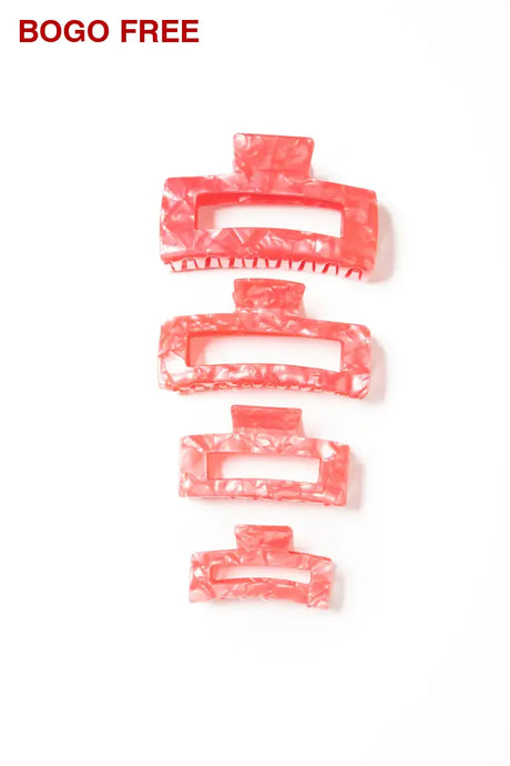 Tr X Bethany 4 Claw Clip Bundle (Value Of $86) Pink Clawclips