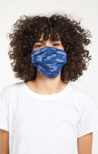Load image into Gallery viewer, Camo Blues Reusable Face Mask (2-Pack)
