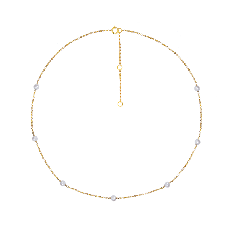 Satin Gold Necklace